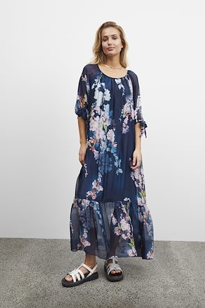 Fransa Dress Bering Sea Melange – Shop Bering Sea Melange Dress from size  XS/S-M/L here