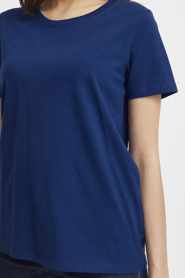Fransa Bellwether Blue FRZashoulder maat uit FRZashoulder - T-shirt Bellwether Blue hier T-shirt Koop XS-XXL