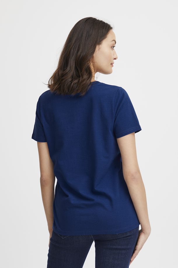 hier Blue T-shirt Fransa Bellwether maat Bellwether XS-XXL FRZashoulder Blue uit T-shirt FRZashoulder - Koop