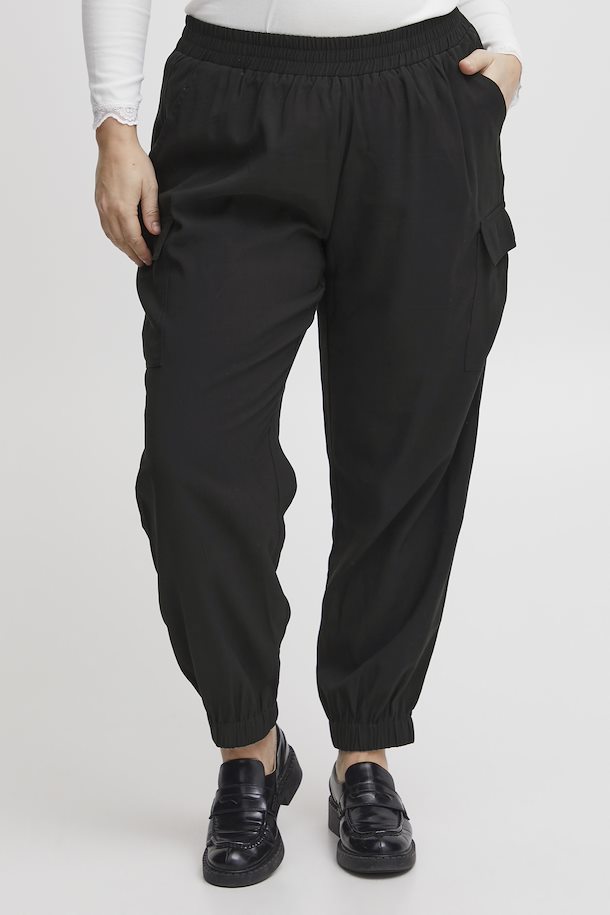 Fransa Plus Size Selection Casual pants Black – Shop Black Casual