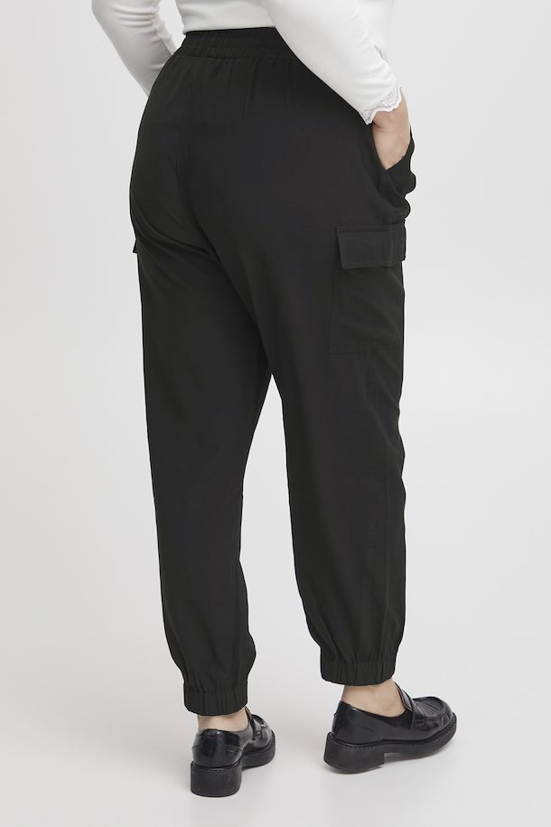 Fransa Plus Size Selection Casual pants Black – Shop Black Casual pants  from size 44-56 here | Stoffhosen