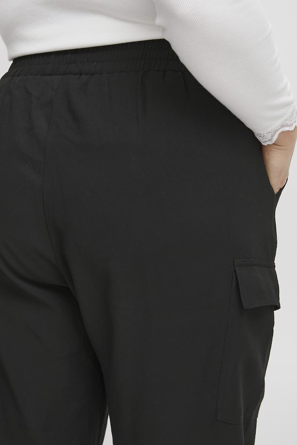 Fransa Plus Size Selection Casual pants Black – Shop Black Casual pants  from size 44-56 here