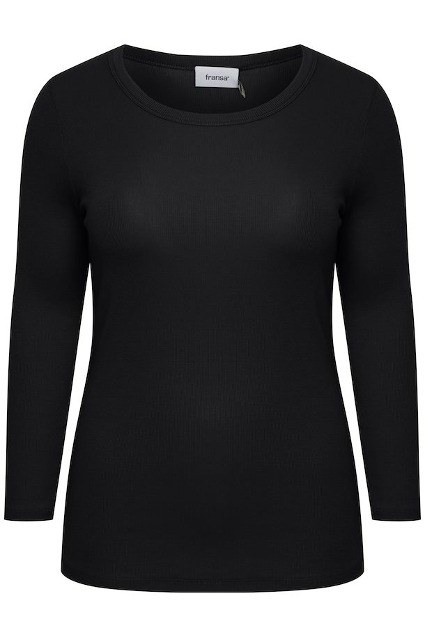 Fransa Plus Size Selection FPZAMOND T-shirt Black – Shop Black FPZAMOND T- shirt from size 42/