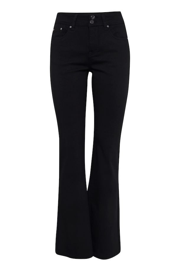 Fransa Pants Casual Black – Shop Black Pants Casual from size 34-44 here