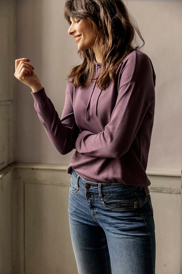 Fransa FRBLUME Pullover Black Plum – Shop Black Plum FRBLUME Pullover from  size S-XXL here