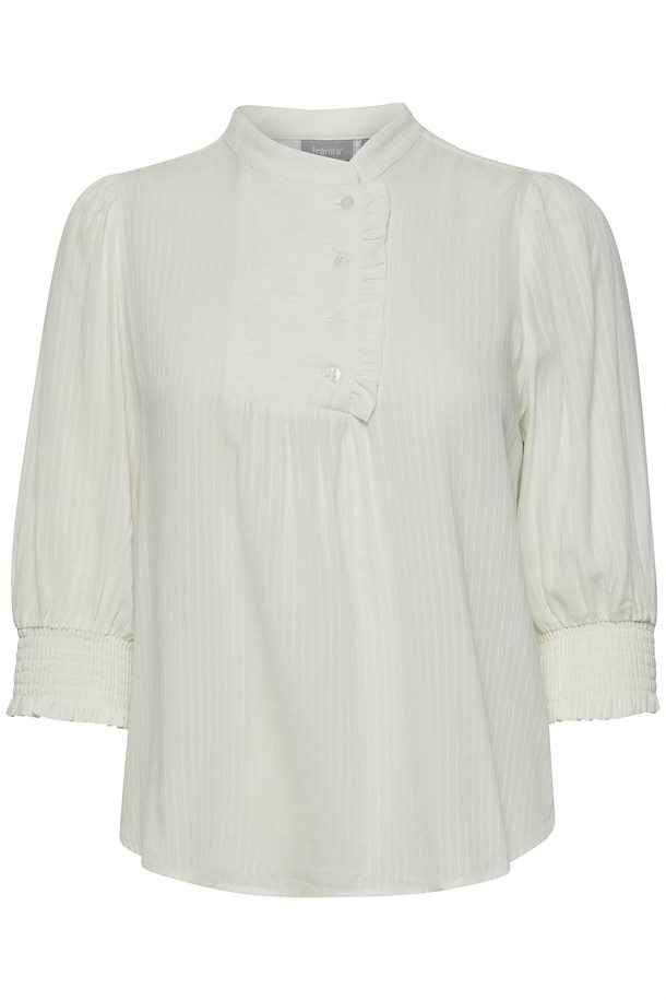 de Blanc Blanc S-XXL Fransa bluse fra bluse størrelse - Blanc her Kjøp de Langermet Langermet Blanc