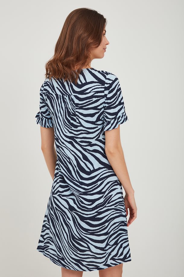 Fransa Dress Blue Animal here Shop Dress from XS-XXL Animal – mix mix Blue size