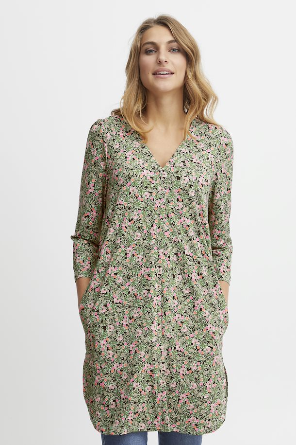 Fransa FRSEEN Tunic A S-XXL Rose A AOP AOP – FRSEEN from MIX size Camellia Tunic here Shop Camellia Rose MIX
