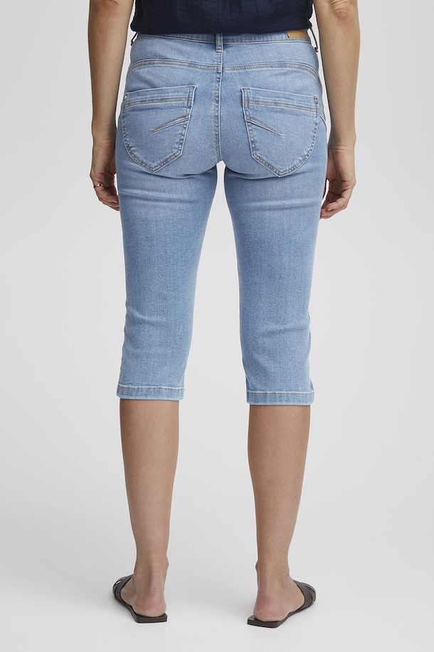 Fransa Jeans Cool Blue Denim – Shop Cool Blue Denim Jeans from size 36-46  here | Kurze Hosen