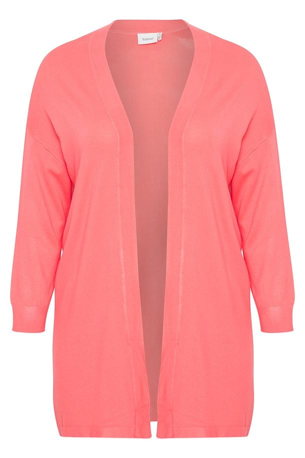Fransa Plus Size Selection FPBLUME Cardigan Coral Paradise – Shop Coral  Paradise FPBLUME Cardigan from size 42/44-54/56 here