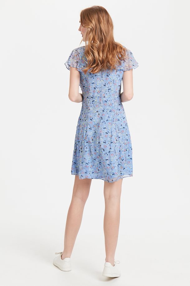 Dress here – from Blue S-XL Cornflower mix Blue mix size Shop Fransa Cornflower Dress
