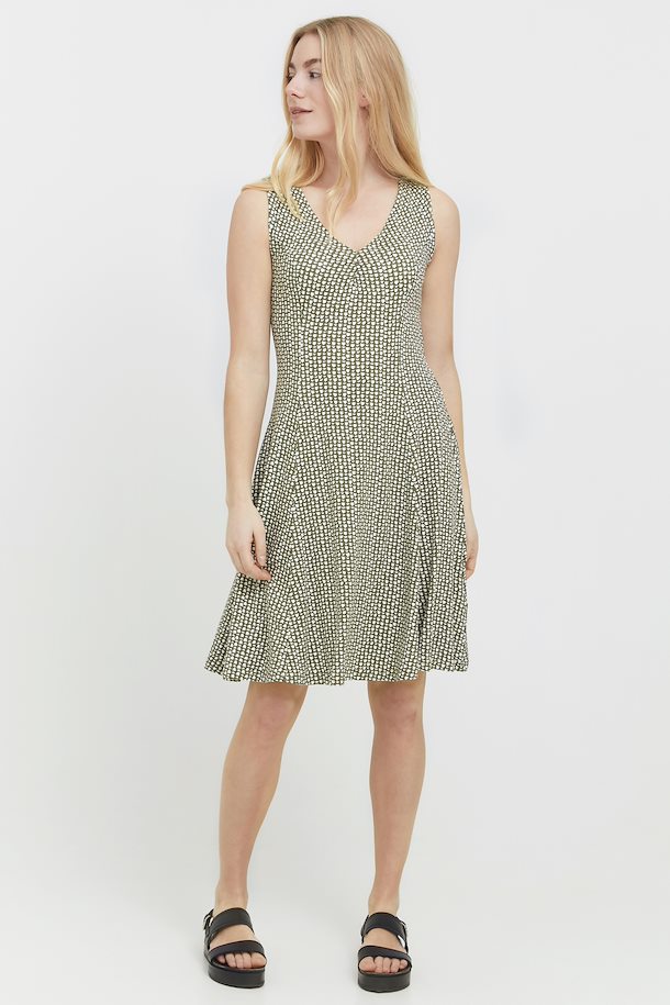 Dusty from Fransa graphic Dusty Olive – Shop mix FRAMDOT Olive graphic Dress Dress FRAMDOT size mix