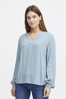Fransa | Shirts & blouses in different colors & patterns | Blue blouses | Blusenshirts