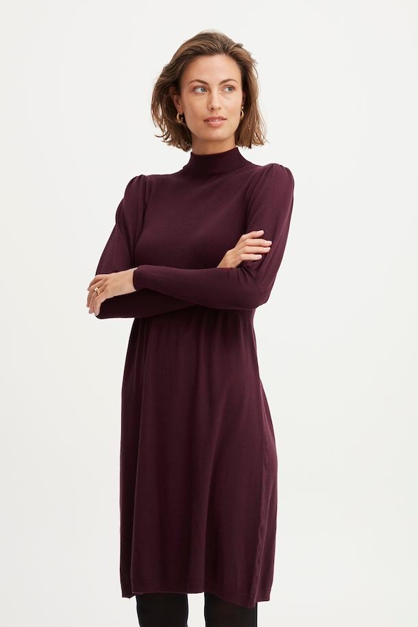 Fransa FRDEDINA Dress Fig – Shop Fig FRDEDINA Dress from size XS-XXL here