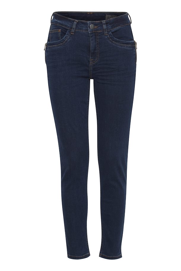 Nadruk verdrievoudigen Klap Fransa Glossy Blue Denim Jeans - Koop hier Glossy Blue Denim Jeans uit maat  34-46