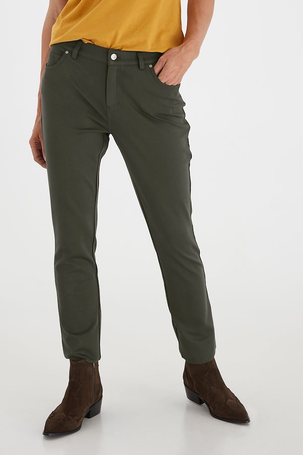 Fransa Casual pants 34-46 Shop – Green from Ink Green here Ink Casual size pants