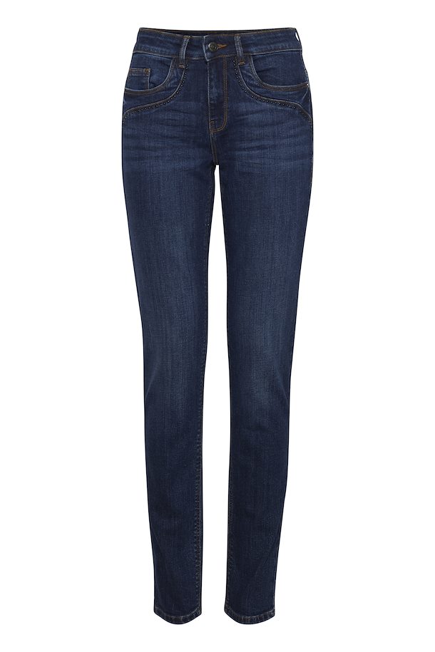 Fransa Jeans Indigo Blue Denim – Shop Indigo Blue Denim Jeans from size ...