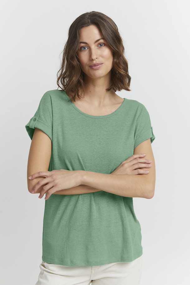 Fransa T-shirt Malachite Green – Shop Malachite Green T-shirt from size  S-XXL here | Rundhalsshirts