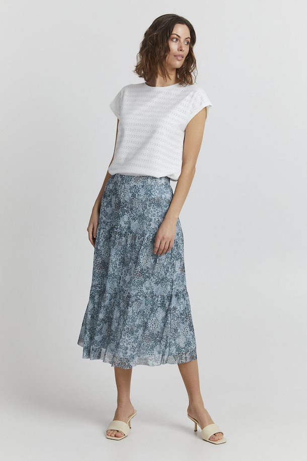 Fransa Skirt Navy Blazer mix – Shop Navy Blazer mix Skirt from size XS-XXL  here | Röcke