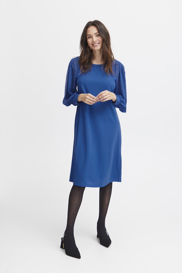 Fransa FRDUSA Dress M – Princess Blue Blue Shop from size here FRDUSA Dress Princess