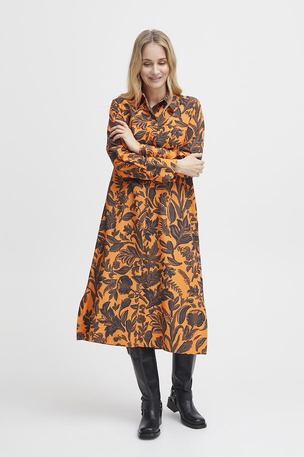 Dress – size Dress from Russet Fransa Orange Shop Orange XS-XL Russet Mix here Mix