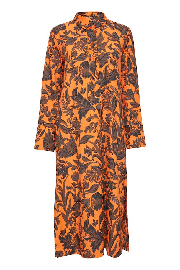 Russet Mix Russet size here Orange Orange Fransa Dress XS-XL Mix Shop – Dress from