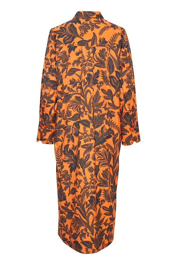 Fransa Dress Russet Orange Mix Mix – Shop Dress Orange here from Russet size XS-XL