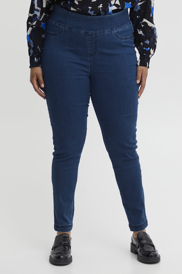 Fransa Plus Size Selection FPMALLY Leggings Simple Blue Denim – Shop Simple  Blue Denim FPMALLY Leggings from