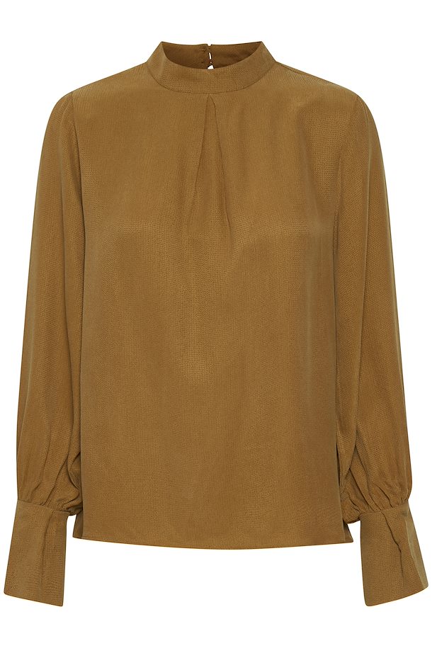 Dranella Blouse with long sleeve Tobacco Brown – Shop Tobacco Brown ...