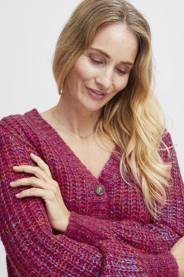 Fransa FRALISON Cardigan – here Very FRALISON XS-XXL Melange Very from Berry Shop Berry size Cardigan Melange